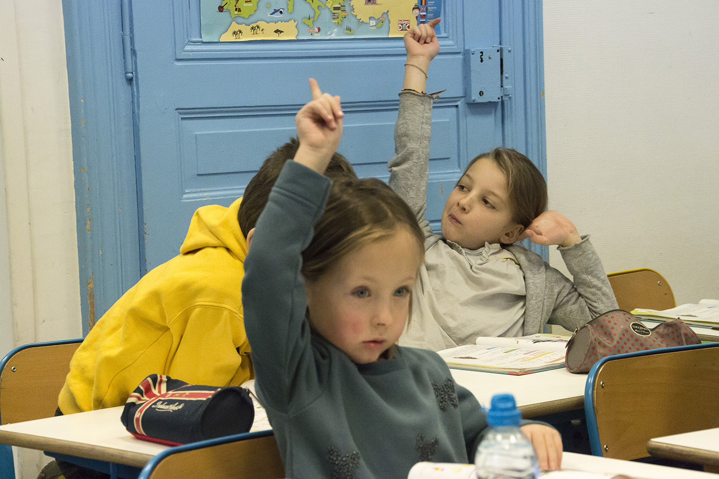 Photo de groupe école Primaire bilingue Français anglais Greenfield à Lyon