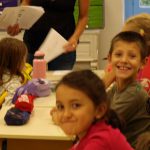 Des enfants heureux et qui aime lécole bilingue Greenfield à Lyon
